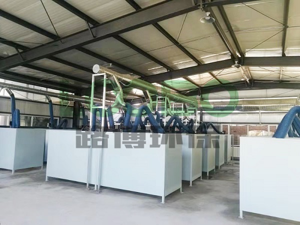 學(xué)校培訓(xùn)機(jī)構(gòu)焊接實驗實訓(xùn)室排煙系統(tǒng)竣工