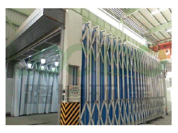 伸縮式打磨除塵房，體積可調(diào)，靈活處理每一種工況