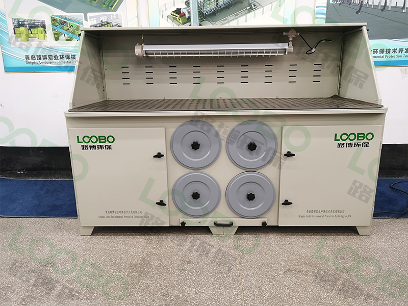 打磨除塵工作臺，打磨除塵兩不誤的一體式工作臺，